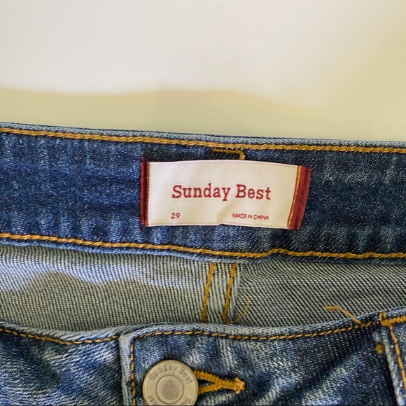 SUNDAY BEST JEAN SHORTS - Picture 2 of 2